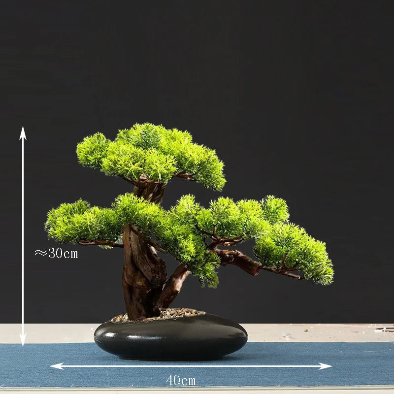 faux arbre bonsaï pour décoration intérieure et aménagement paysager