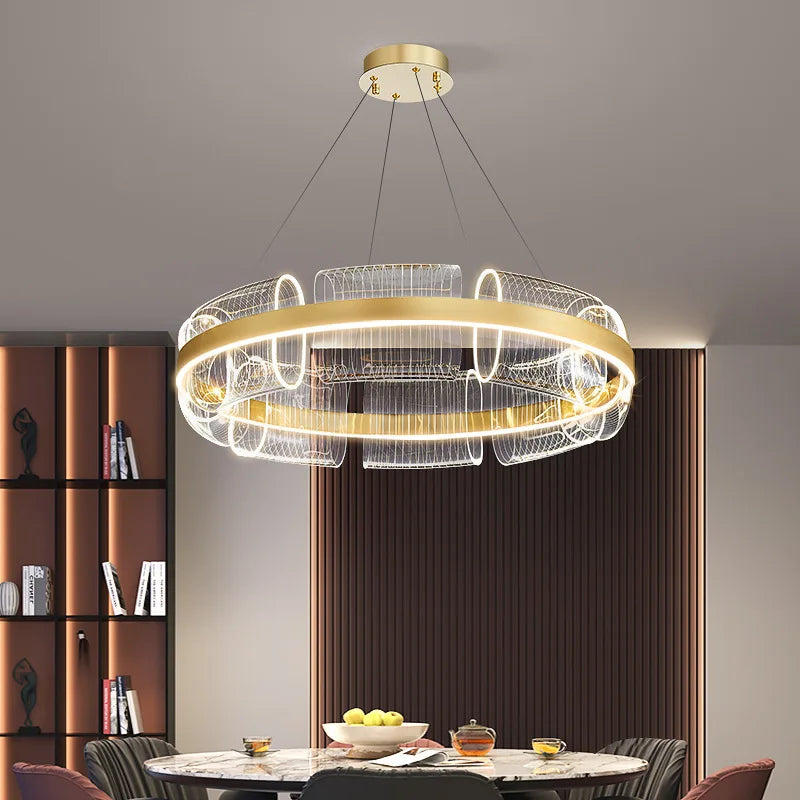 plafonnier led suspendu design moderne luminaire décoratif nouveauté 2023