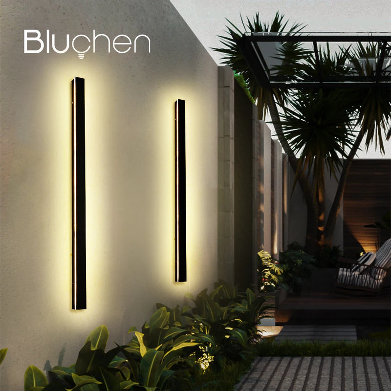 applique murale extérieure moderne à led étanche pour jardin et balcon