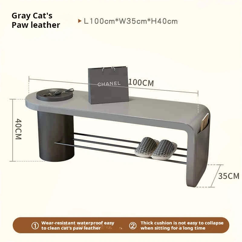 banc de rangement multifonction pour chaussures et autres objets