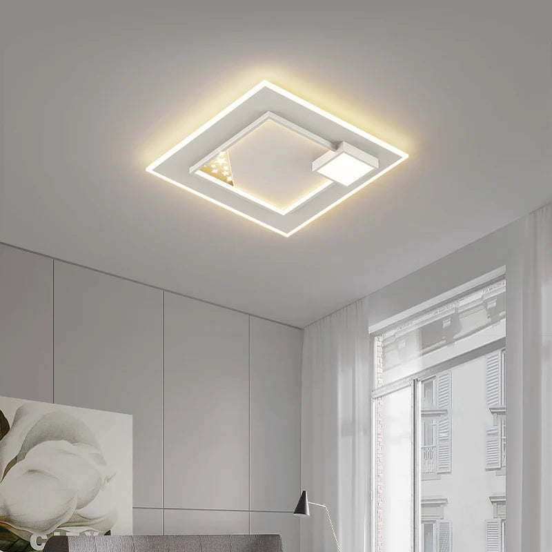 plafonnier led ultramince design moderne style nordique minimaliste