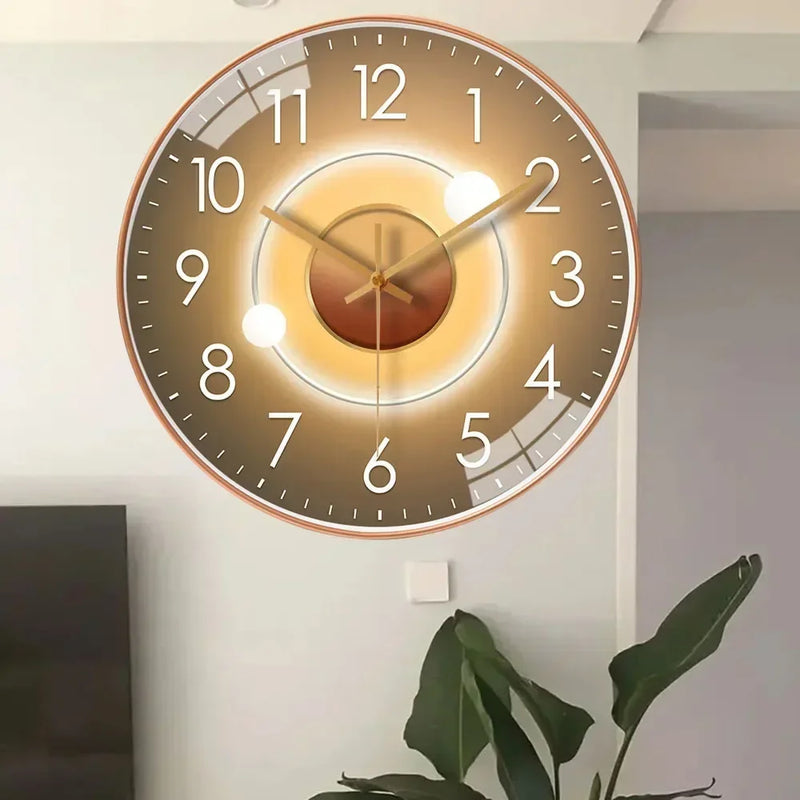 horloge murale silencieuse à piles design moderne pour tous les espaces