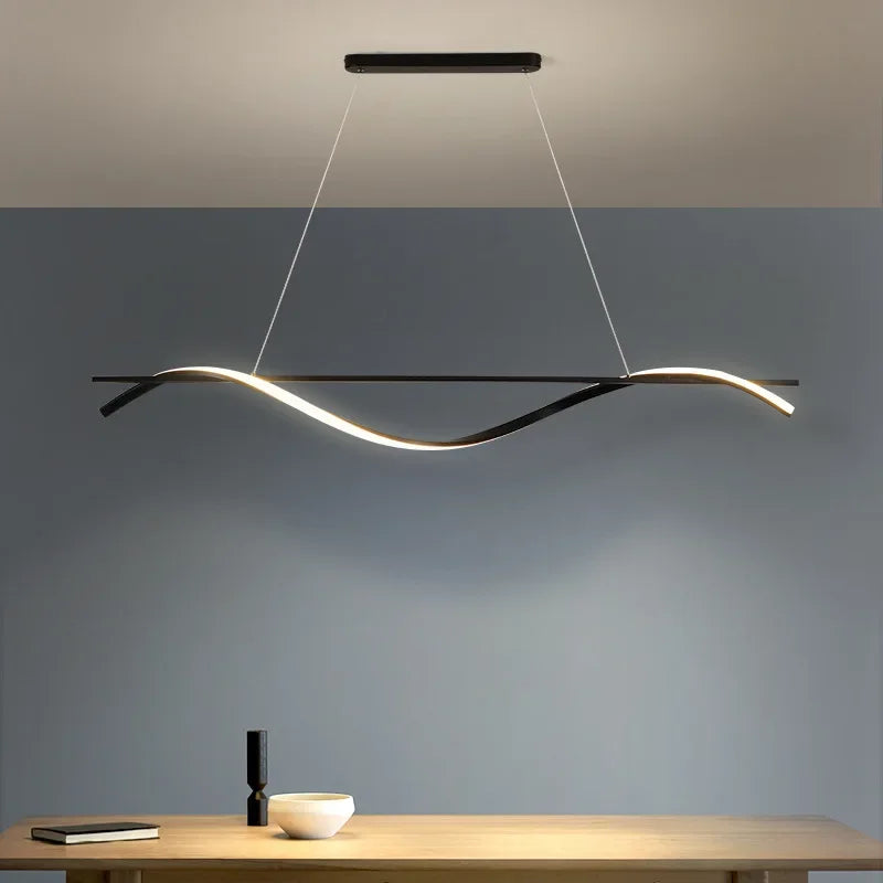 suspension à led moderne pour décoration intérieure élégante