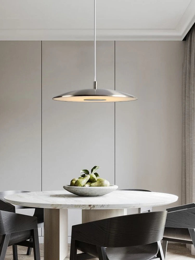 lustre circulaire design minimaliste en forme de soucoupe volante