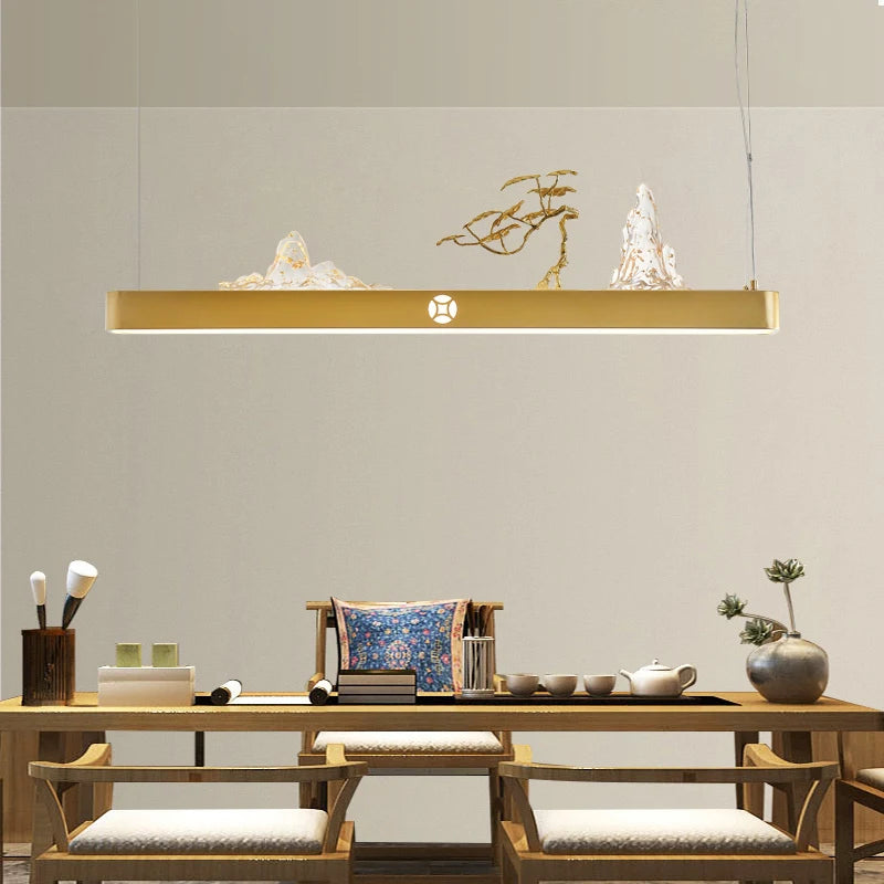 suspension chinoise en bois pour ambiance zen et économique