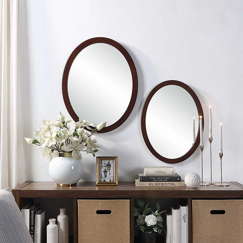 miroirs décoratifs ronds pour maquillage et décoration murale