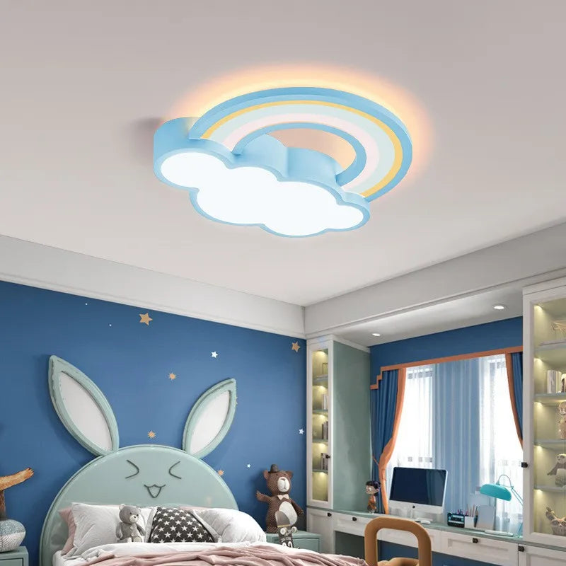 plafonnier led nuage lumière moderne pour chambre enfant