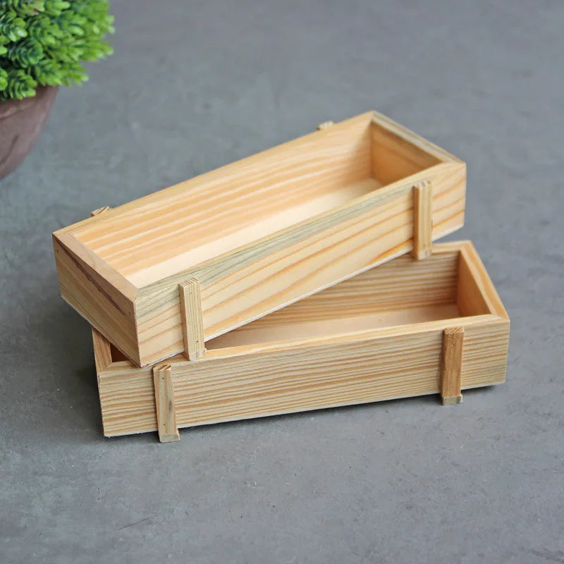 jardinière vintage en bois pour plantes succulentes et fleurs