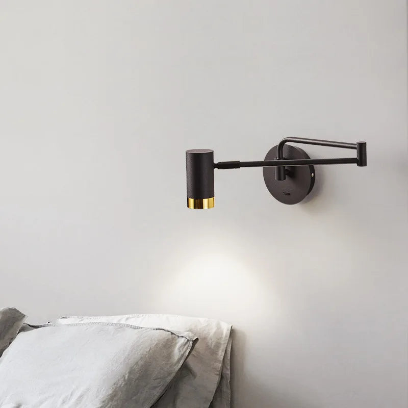 lampe de chevet moderne télescopique design créatif minimaliste