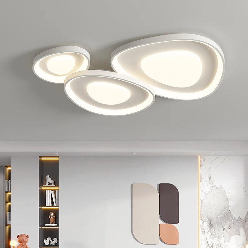 lustre led minimaliste moderne avec protection des yeux anti-bleue