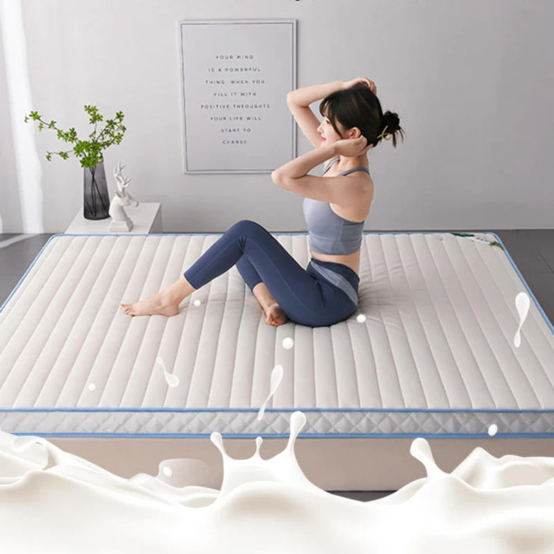 matelas en latex antibactérien doux pour dortoir et chambre étudiante