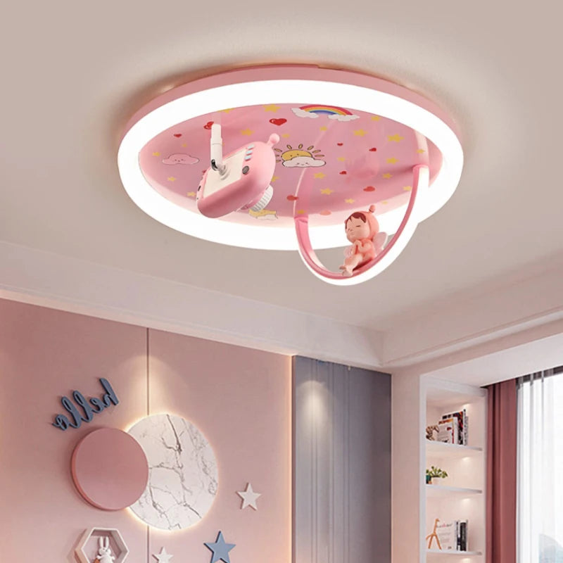 plafonnier enfant astronaute lampe mignonne décorative et chaleureuse