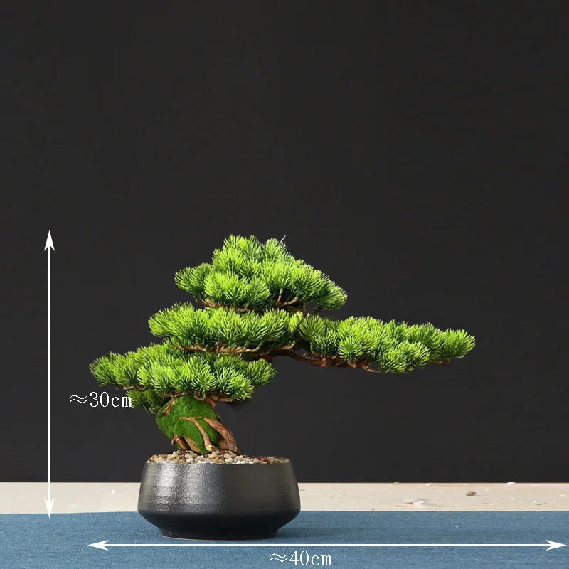 faux arbre bonsaï pour décoration intérieure et aménagement paysager