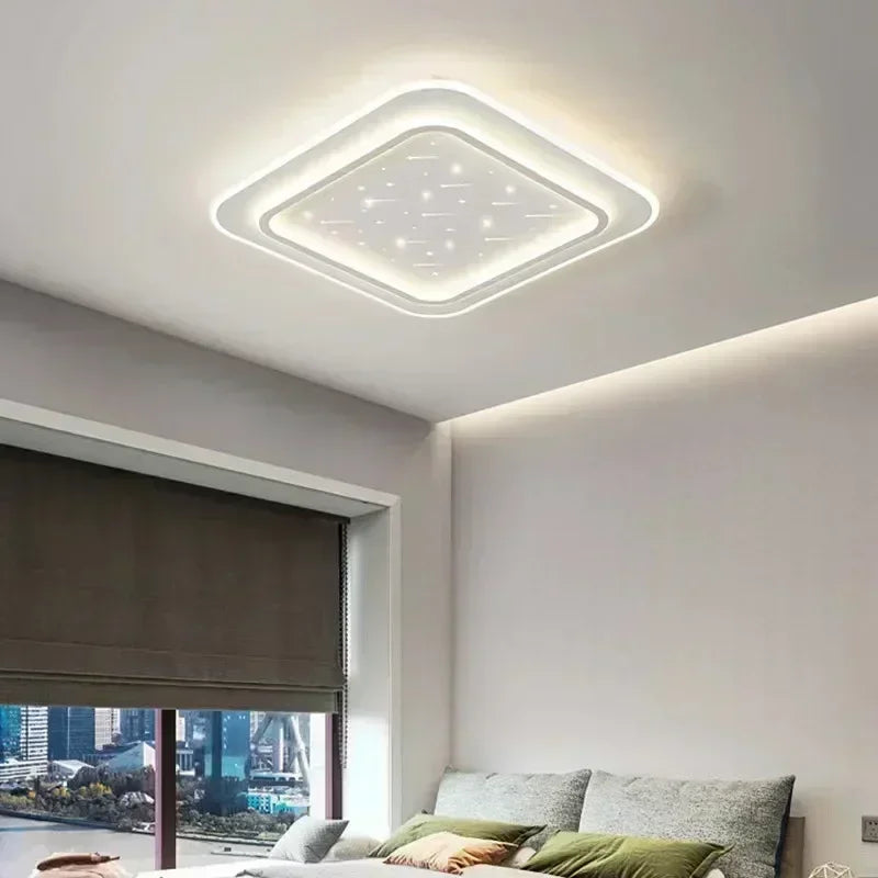 plafonnier moderne à leds pour décoration intérieure élégante