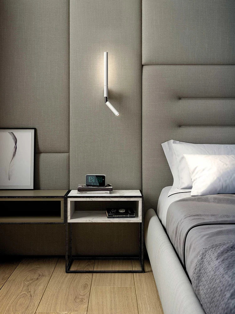 lampe de chevet murale moderne minimaliste nordique avec interrupteur réglable