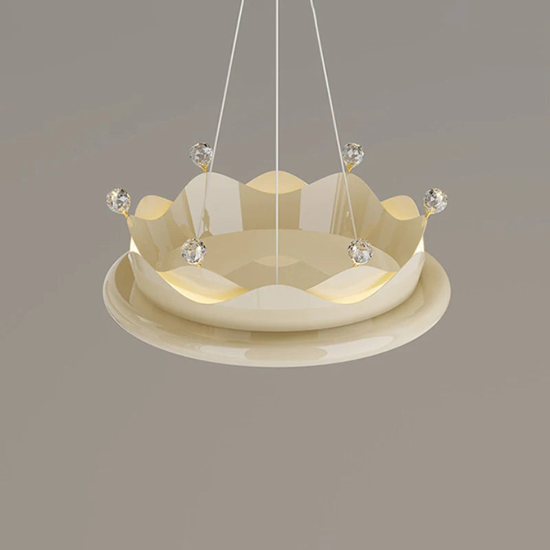 lustre romantique en cristal pour chambre d'enfant princesse