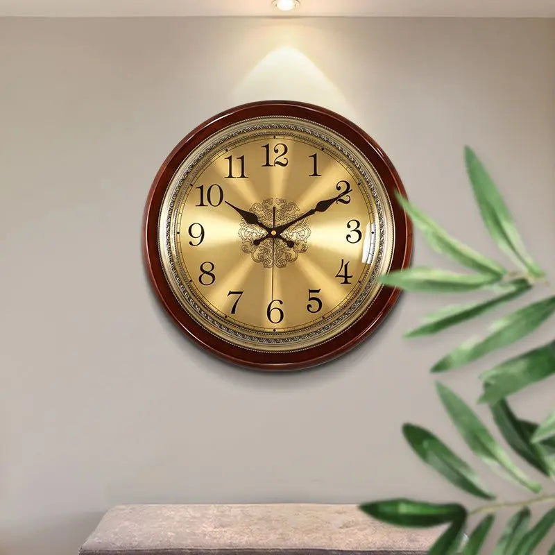 horloge murale silencieuse rétro design 3d pour décoration moderne