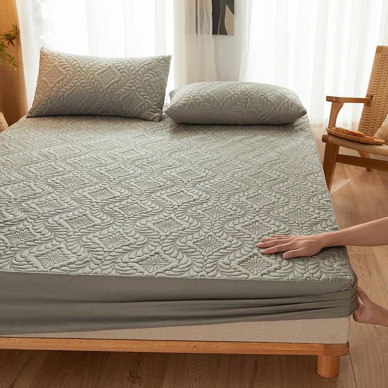 protège-matelas imperméable respirant anti-acariens antibactérien