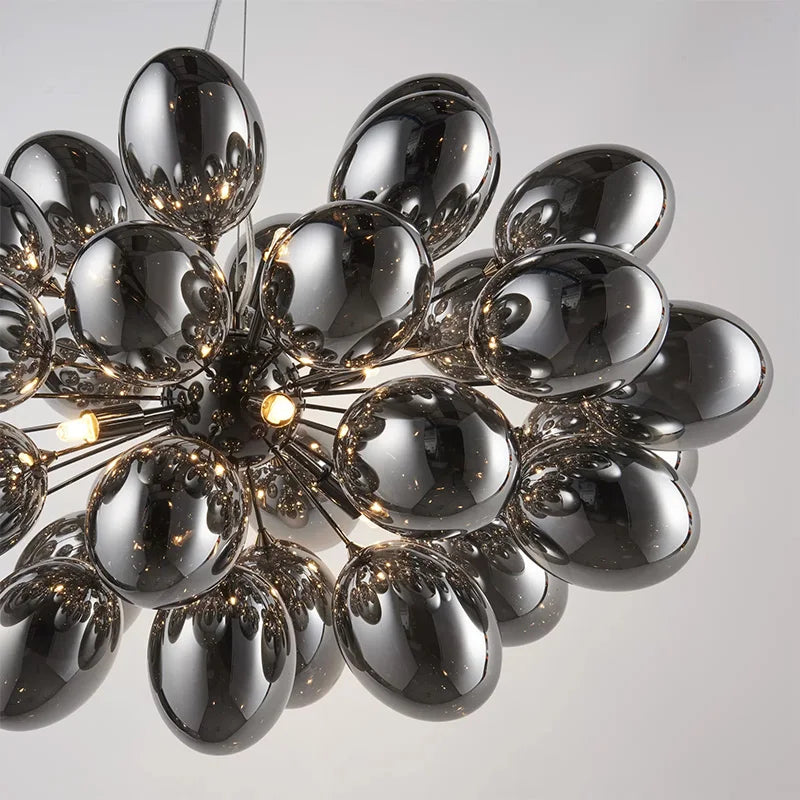 lustre en verre moderne nordique design de luxe luminaire suspendu