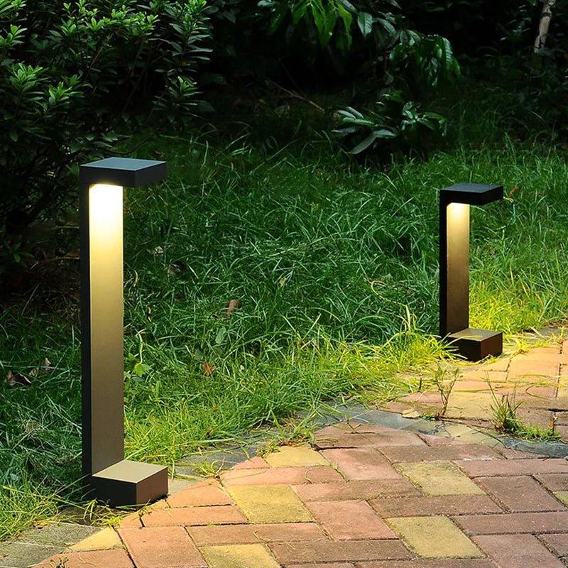 10W Outdoor LED Garden Path Lights Aluminum LED Landscape Bollards Light LED Standing Post Light for Garden Backyard Lawn Decor