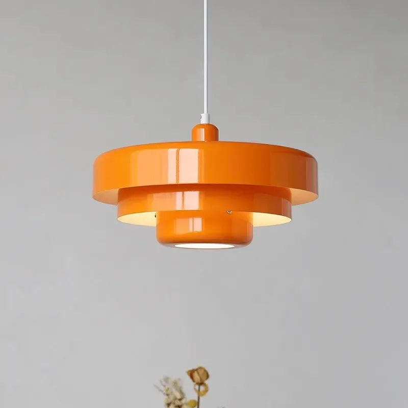 suspension led macaron en acier au carbone aluminium illuminations