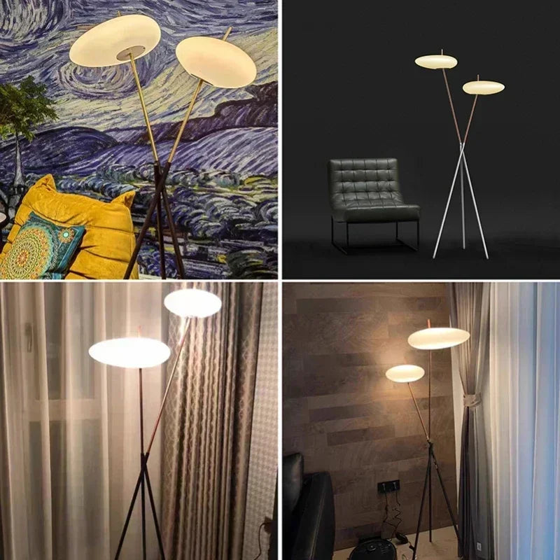 lampadaire moderne en acrylique style nordique pour décoration intérieure