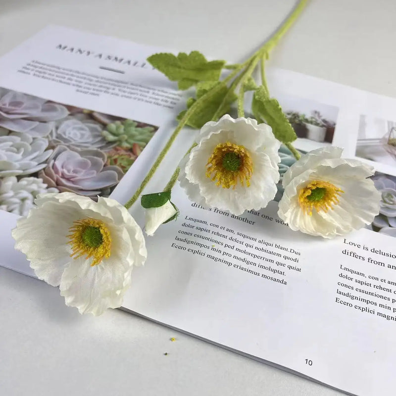 bouquet de fleurs artificielles en soie pour décorations diverses