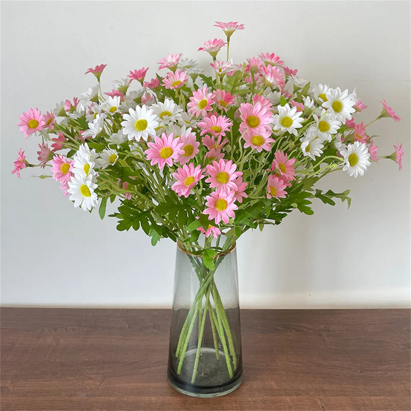 fleurs artificielles marguerites pour décoration mariage et bricolage