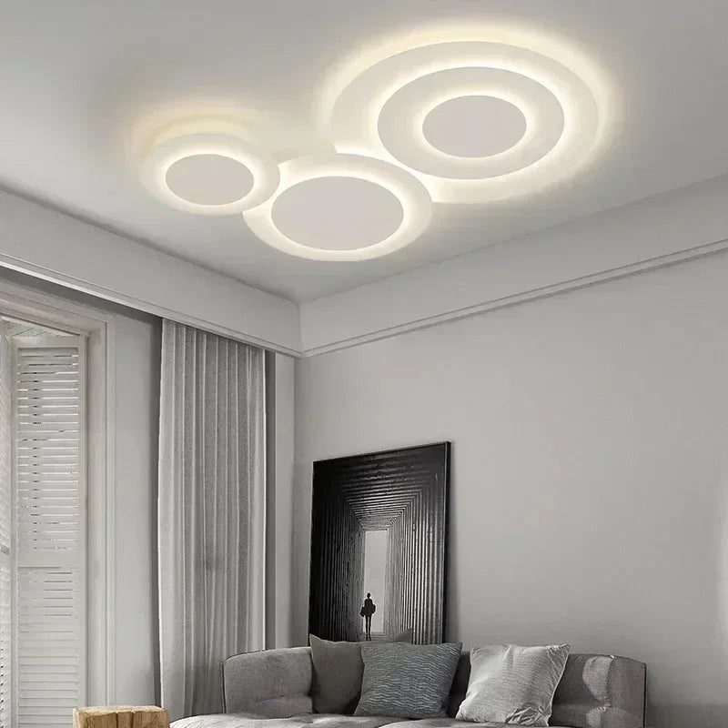 plafonnier moderne à leds pour intérieur décoratif lumineux