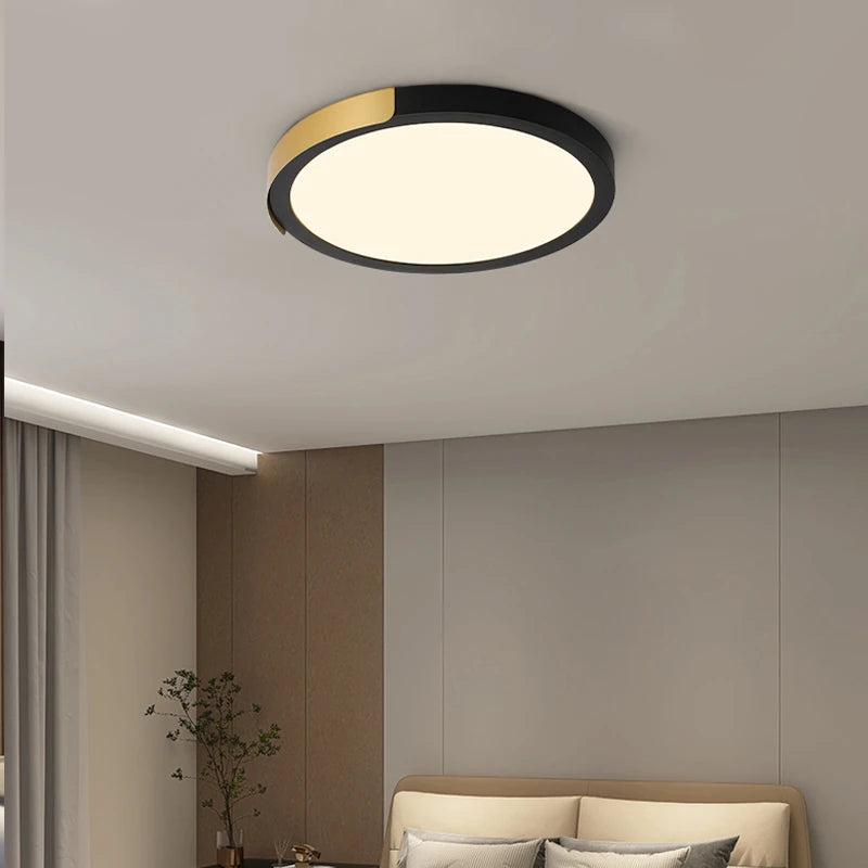 simple led trois anti-plafonnier rond maison lampe