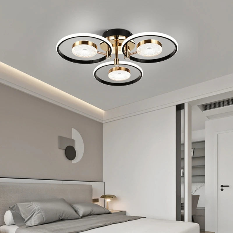 plafonnier design moderne lumineux et décoratif pour intérieur élégant