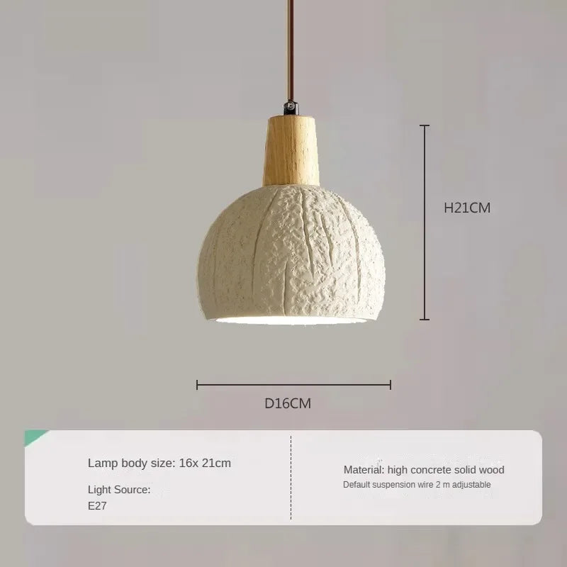 lustre moderne en bois et marbre pour intérieur élégant