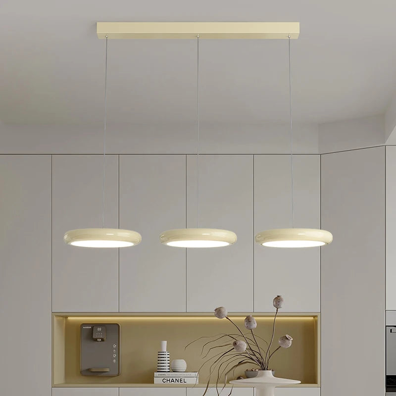 lustre led plafonnier moderne pour cuisine île bar intérieur