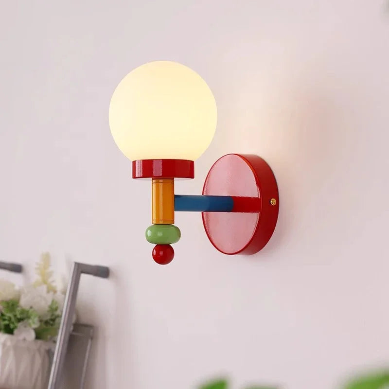 lustre macaron led pour chambre enfants garçons filles éclairage décoratif