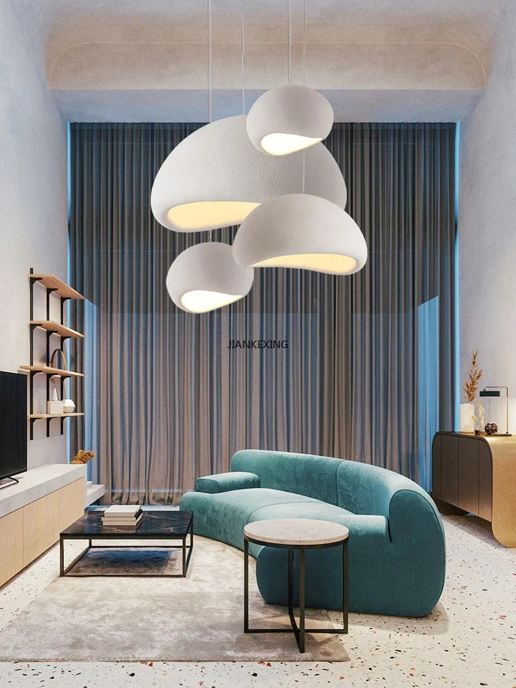 lustre suspendu moderne japonais fait main pour intérieur et café