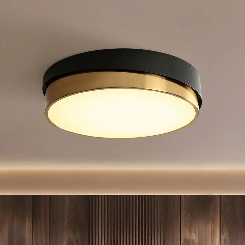 lustre doré led de luxe moderne pour éclairage intérieur