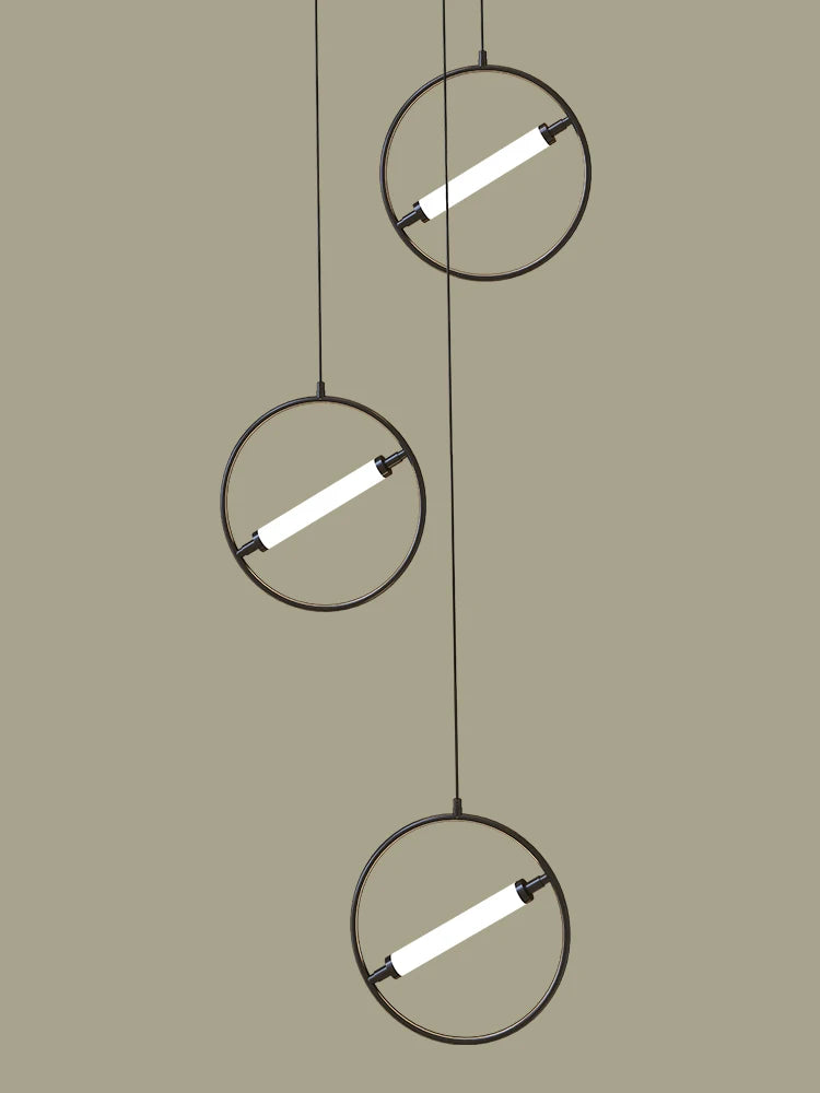 lustre à led moderne pour un éclairage nordique élégant