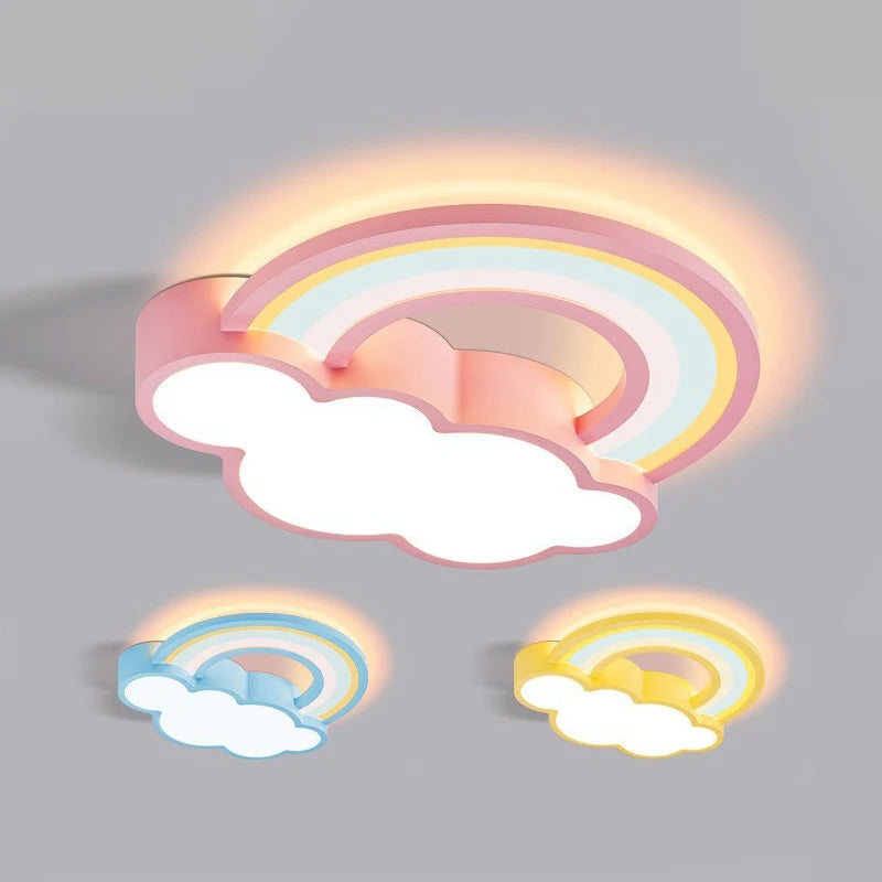 plafonnier led nuage lumière moderne pour chambre enfant