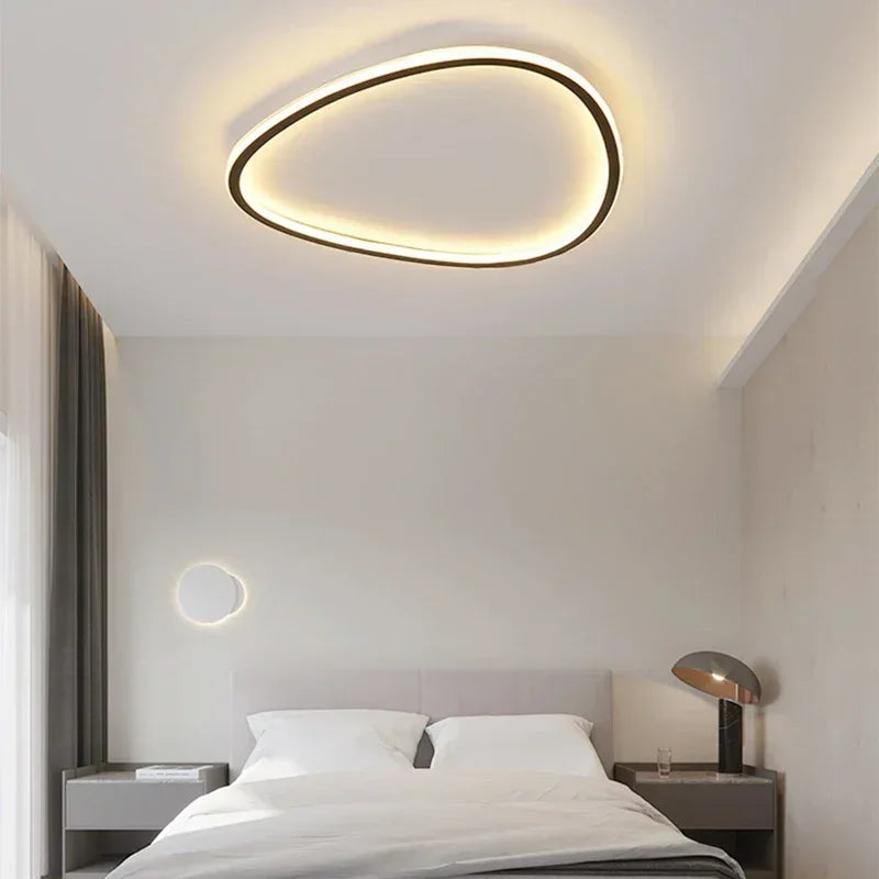 lustre moderne à leds pour décoration intérieure élégante