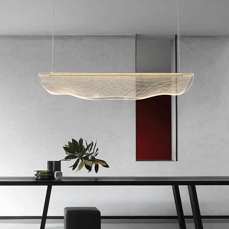 lustre led acrylique minimaliste moderne décoratif