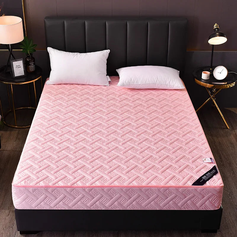 housse de matelas six côtés double face anti poussière fermeture zip