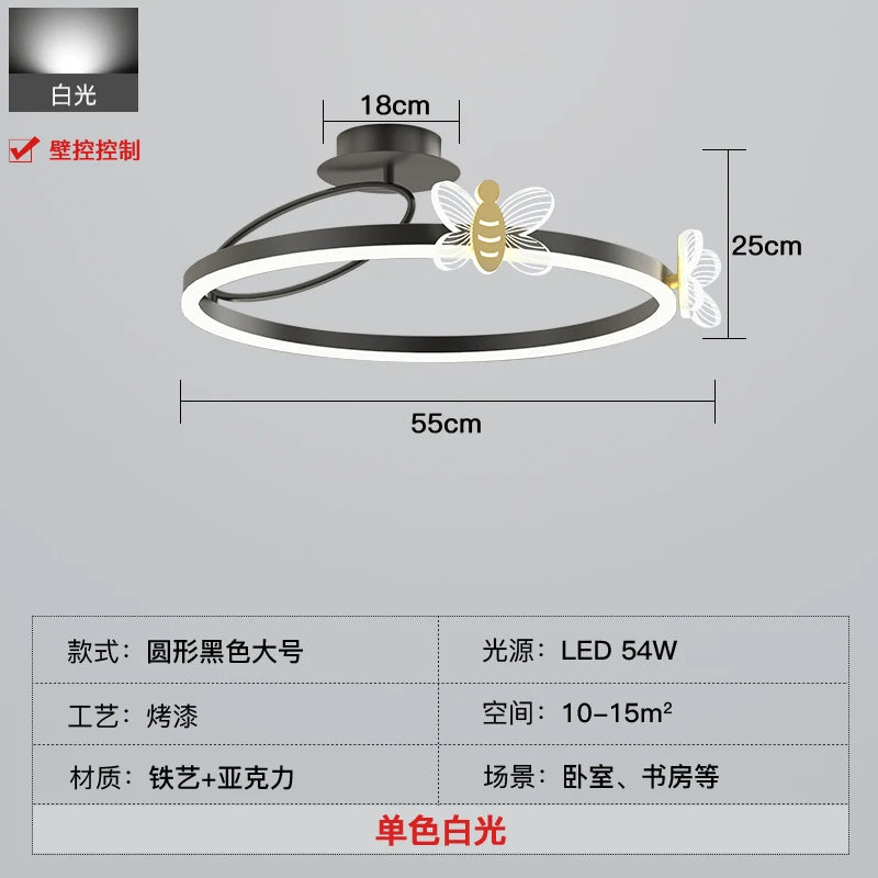 plafonnier led rond design pour éclairage intérieur moderne