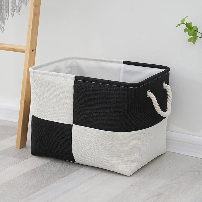 panier de rangement pliable pour linge et jouets