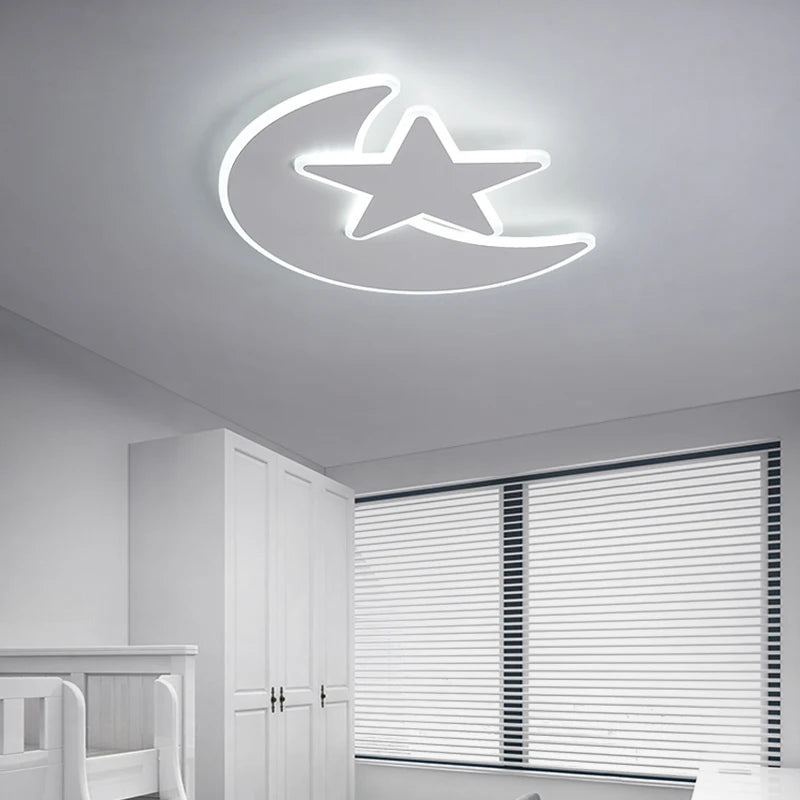 lustre led moderne nuage amour décoratif pour enfant