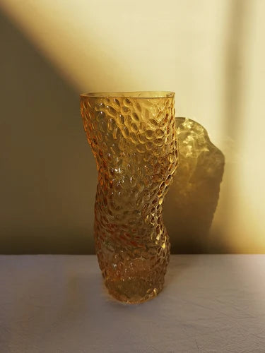 vase en verre nordique transparent pour décorations florales élégantes