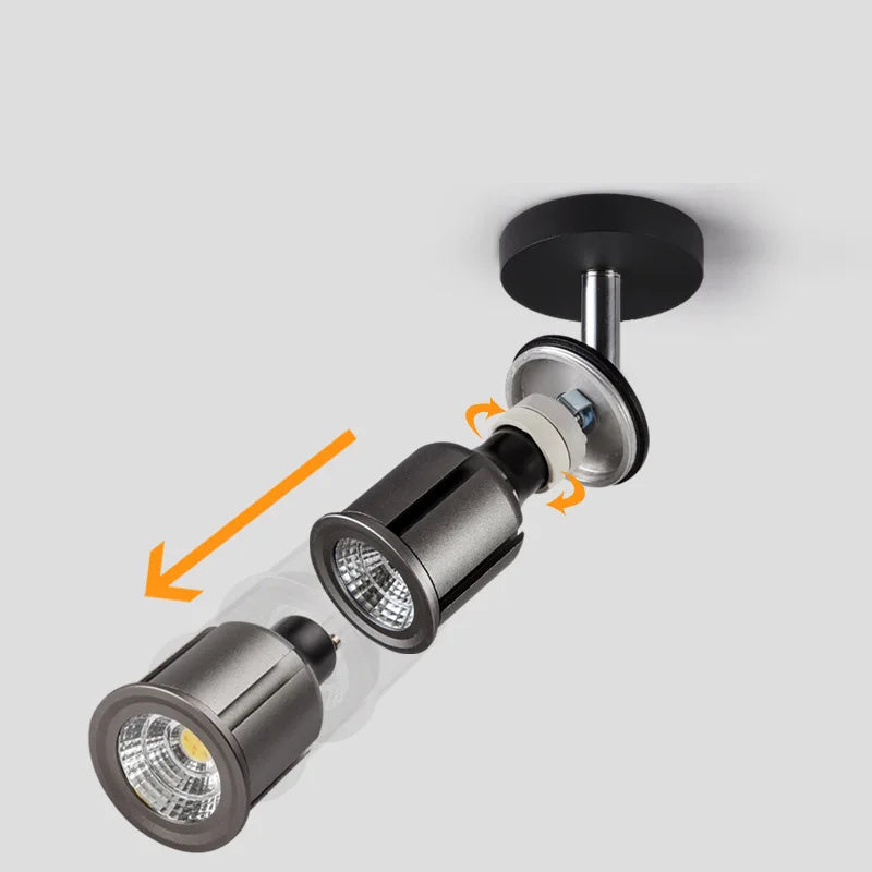 spot led cob ajustable pour éclairage de magasin