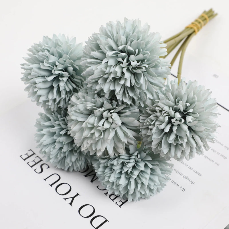 boule de chrysanthème artificielle pour décoration de mariage et fête