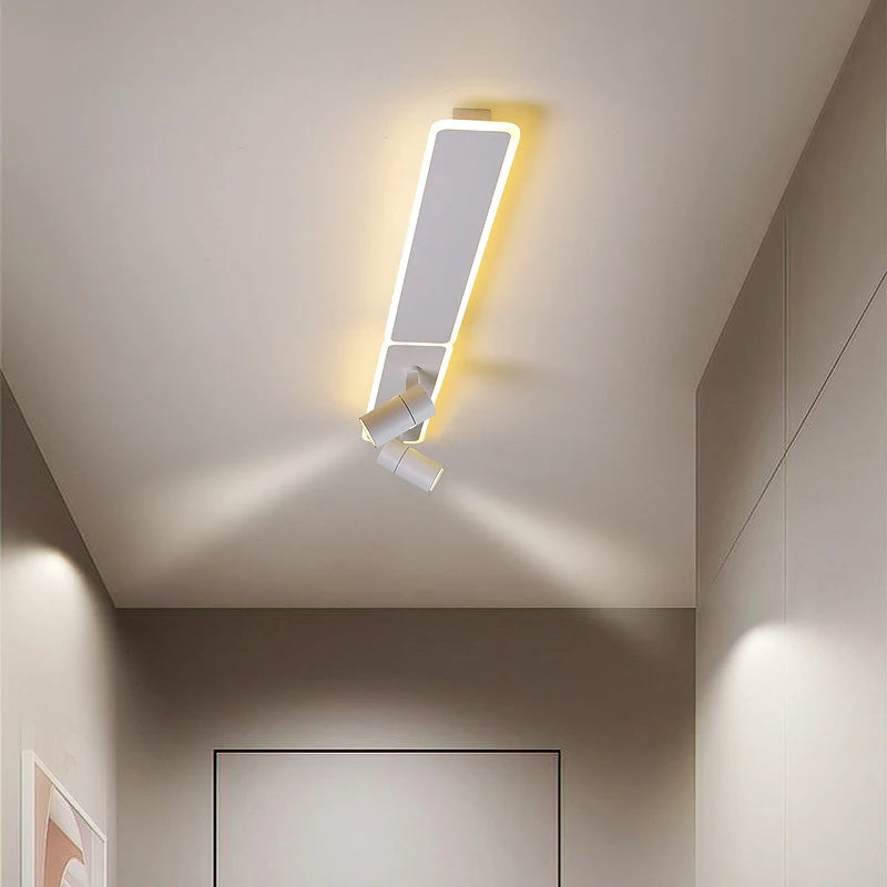 plafonnier led moderne avec projecteur pour intérieur décoratif