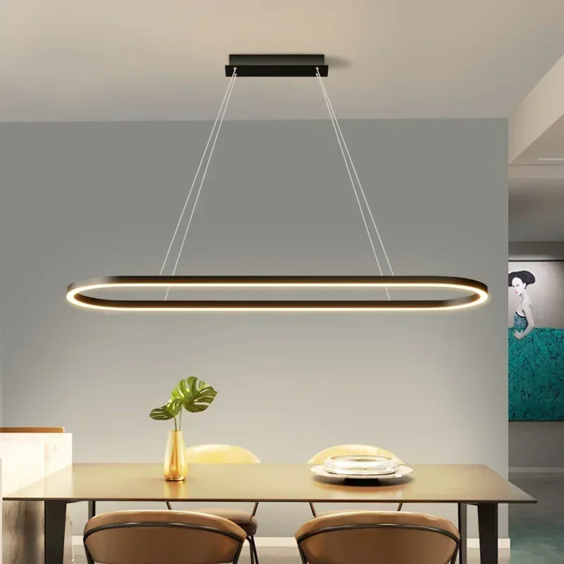 suspension à led moderne pour décoration intérieure élégante