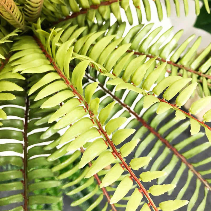 grande fougère tropicale artificielle pour décoration de fête et carnaval